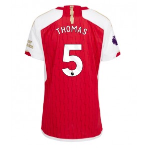 Lacne Ženy Futbalové dres Arsenal Thomas Partey #5 2023-24 Krátky Rukáv - Domáci